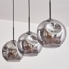 Ripoll hanging light Smoke-coloured, 3-light sources