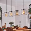 Lauden hanging light clear, 4-light sources