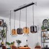 Lauden hanging light Amber, chrome, 4-light sources