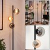 Remaisnil floor lamp Amber, Smoke-coloured, 3-light sources