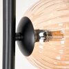 Remaisnil floor lamp Amber, Smoke-coloured, 3-light sources