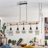 Yaak hanging light Ecru, black, 5-light sources