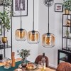 Lauden pendant light black, 3-light sources