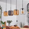 Lauden hanging light black, 4-light sources