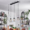 Lauden hanging light black, 3-light sources