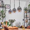 Vevino pendant light black, 3-light sources