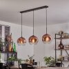 Ripoll hanging light black, 3-light sources