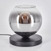 Koyoto table lamp 20 cm clear, Smoke-coloured, 1-light source