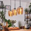 Vevino pendant light black, 3-light sources