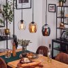 Vevino pendant light black, 3-light sources