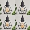 Soungou pendant light Ecru, black, 5-light sources