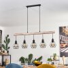 Soungou pendant light Ecru, black, 5-light sources