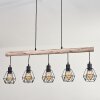 Soungou pendant light Ecru, black, 5-light sources