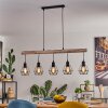 Soungou pendant light Ecru, black, 5-light sources