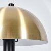 Mushroom Shaped  Sandvig table lamp brass, black, 1-light source