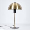 Mushroom Shaped  Sandvig table lamp brass, black, 1-light source