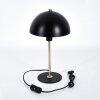 Mushroom Shaped  Sandvig table lamp gold, black, 1-light source