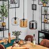 Lauden pendant light black, 3-light sources