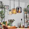 Lauden pendant light black, 3-light sources