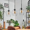 Vevino pendant light clear, 3-light sources