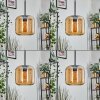 Lauden pendant light Amber, 3-light sources