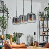 Lauden pendant light clear, Smoke-coloured, 3-light sources