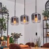 Lauden pendant light clear, Smoke-coloured, 3-light sources