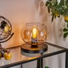 Apedo table lamp Amber, clear, 1-light source