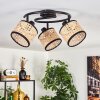 Ramila ceiling light black, 3-light sources