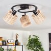 Cavaca ceiling light black, 3-light sources