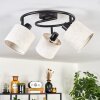 Bassagoda ceiling light black, 3-light sources