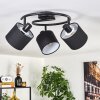 Bassagoda ceiling light black, 3-light sources