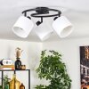 Bassagoda ceiling light black, 3-light sources