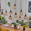 Maynal pendant light black, 8-light sources