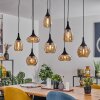 Maynal pendant light black, 8-light sources