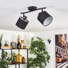 Bassagoda ceiling light black, 2-light sources