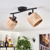 Granja ceiling light black, 2-light sources