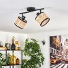 Ramila ceiling light black, 2-light sources