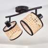 Ramila ceiling light black, 2-light sources