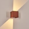 Tamarin outdoor wall light, Up & Down Light, wall light LED rust-coloured, black, 1-light source