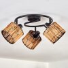 Cando ceiling light black, 3-light sources