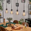 Vevino pendant light black, 4-light sources