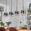 Lauden pendant light black, 4-light sources