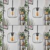 Lauden pendant light black, 4-light sources