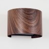 Tamarin outdoor wall light, Up & Down Light, wall light LED Wood like finish, black, 1-light source