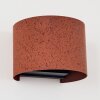 Tamarin outdoor wall light, Up & Down Light, wall light LED rust-coloured, black, 1-light source