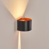 Tamarin outdoor wall light, Up & Down Light, wall light LED copper, black, 1-light source