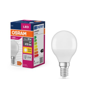 Osram lights E14 LED 4.9 Watt warm-white 470 Lumen