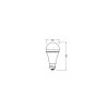 Osram lights E27 LED 8 Watt warm-white 806 Lumen