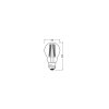 Osram lights E27 LED 2.6 Watt warm-white dimmable 481 Lumen